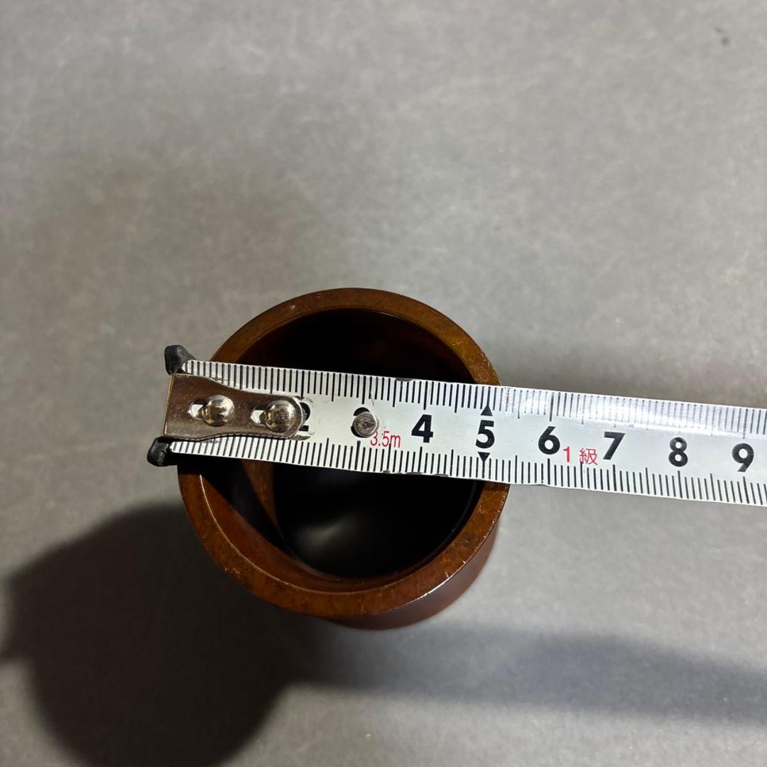 茶道具　人間国宝　角谷一圭　唐銅　松葉　蓋置　共箱