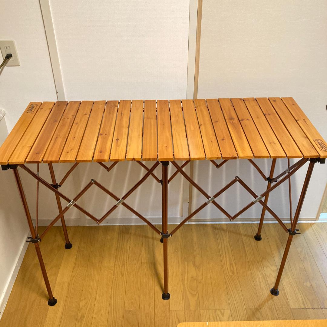 【希少モデル】Coleman / ナチュラルウッドカウンターテーブルクラシック