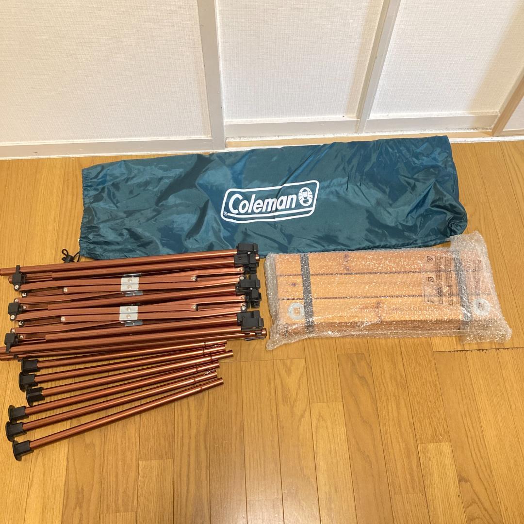 【希少モデル】Coleman / ナチュラルウッドカウンターテーブルクラシック