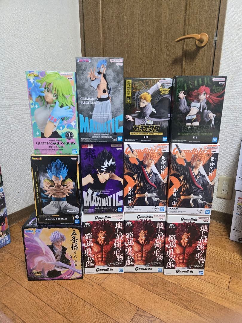 ガチアクタ&刃牙&ヒロアカ&呪術&ブリーチなどレアプライズフィギュア12体セット