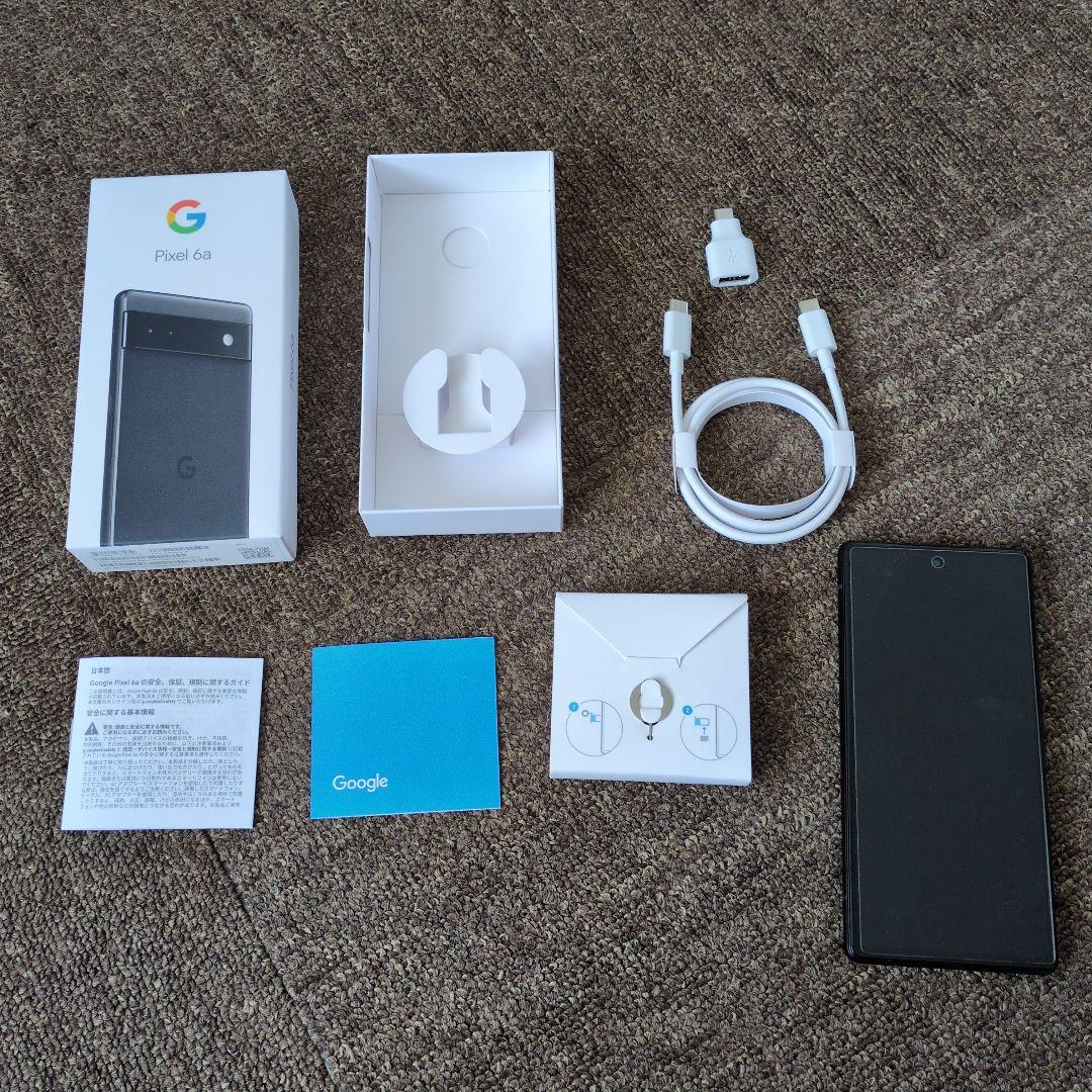 Google Pixel 6a 本体 黒色 〈箱あり〉