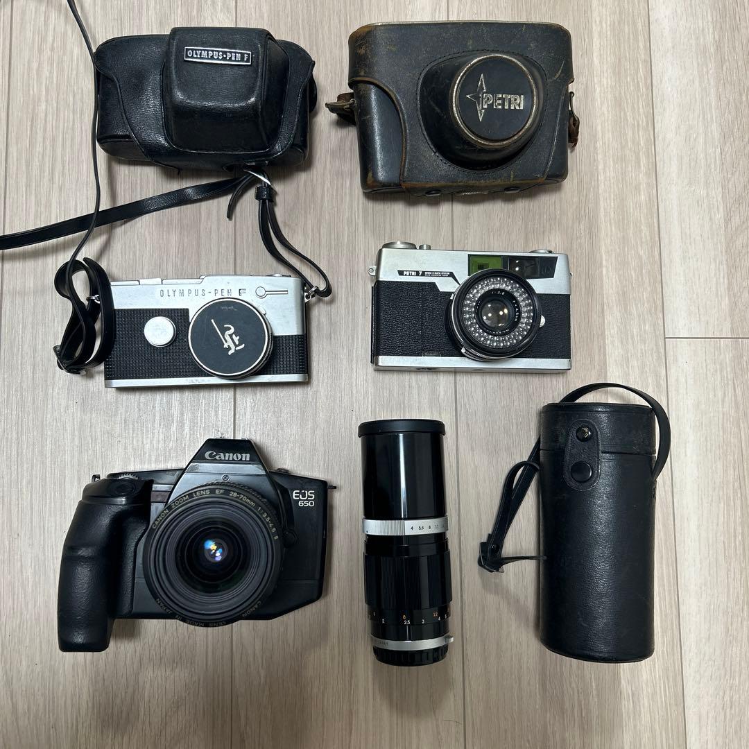 フイルムカメラ　3台