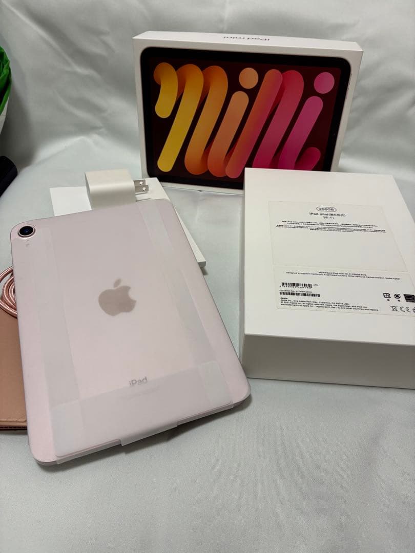 Apple iPad mini6 ピンク 256GB wi-fi 本体 ケース付