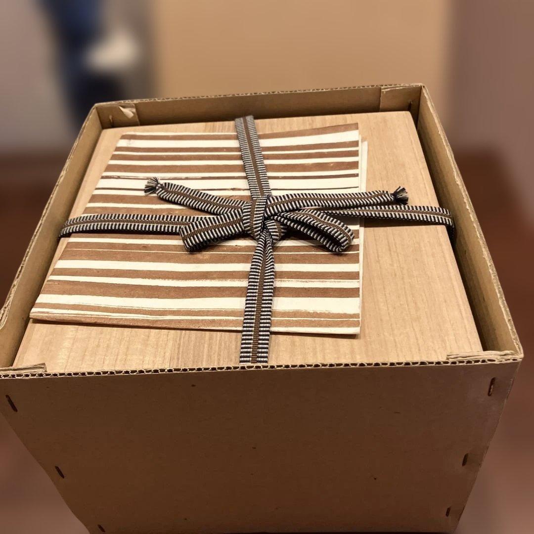 嶋台茶碗（島台茶碗）　佐々木昭楽作　金銀一双茶碗　未使用