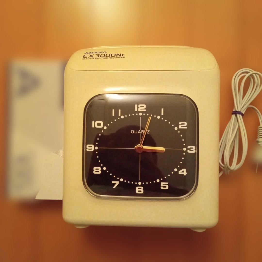 ラ*プ様 AMANO EX3000Nc 電子タイムレコーダー