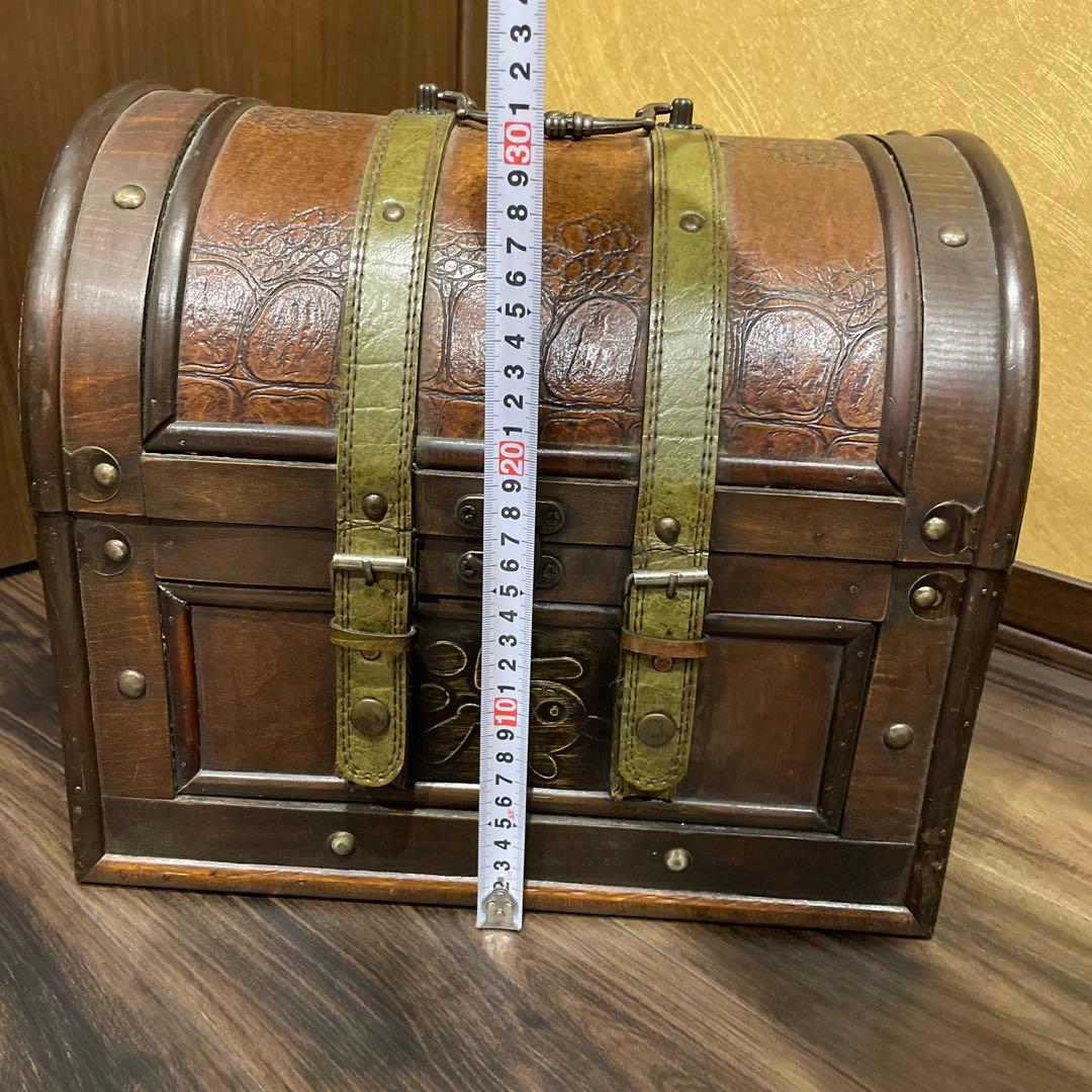 パチンコ　海物語　景品　宝箱　木製　本革　限定品