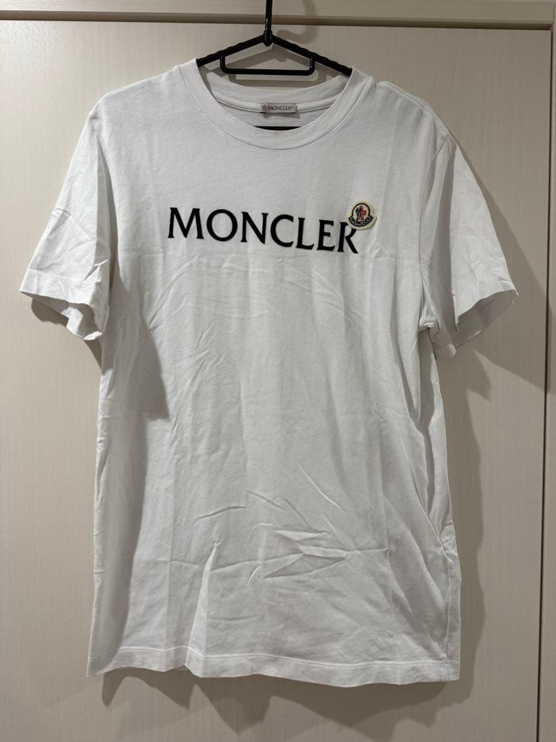 MONCLER ホワイト Tシャツ