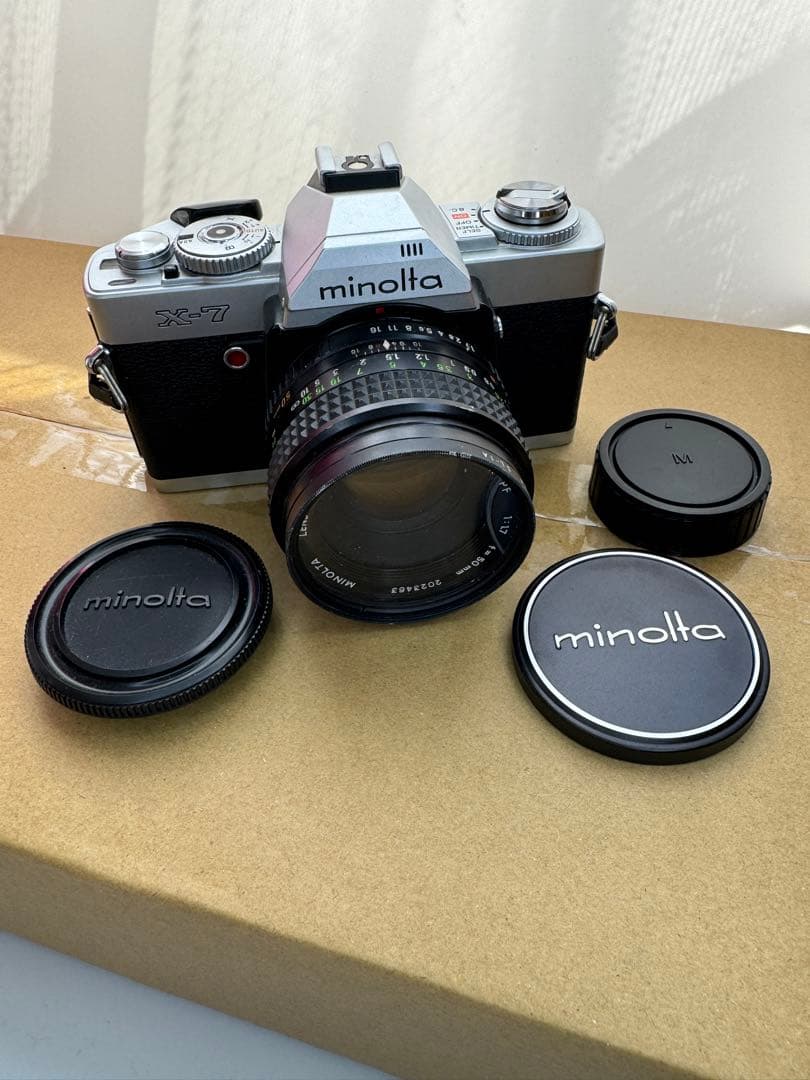 MINOLTA X-7/MC ROKKOR-PFレンズ