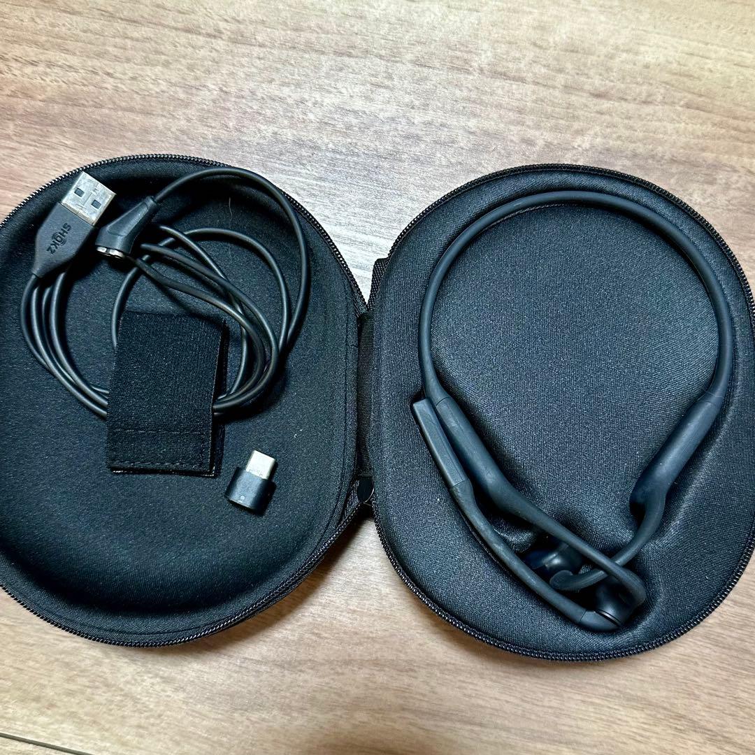 Shokz OpenComm2 骨伝導ヘッドセット C110 ブラック動作確認済