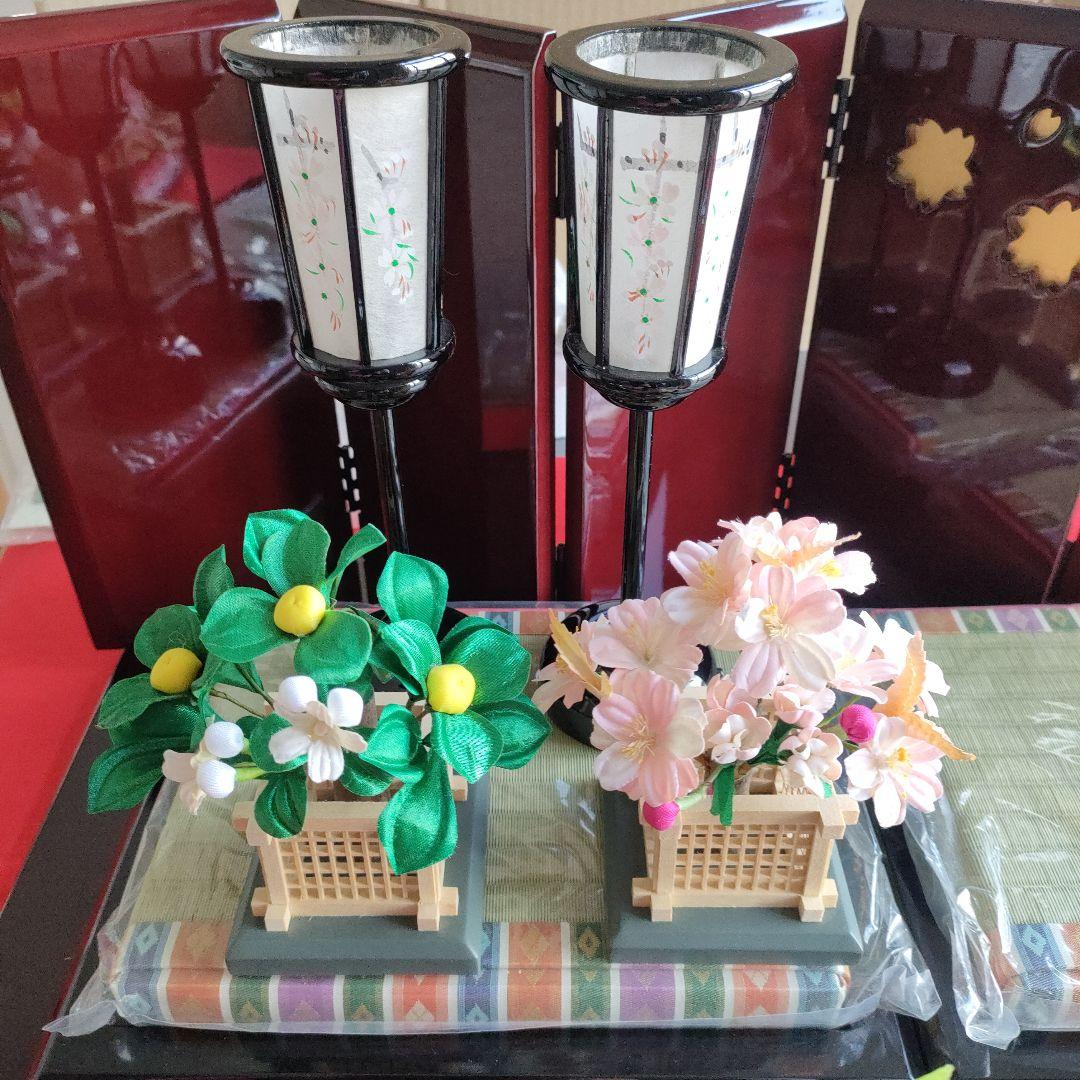 雛人形 親王飾り　 平飾り　　作家名(平安優香)