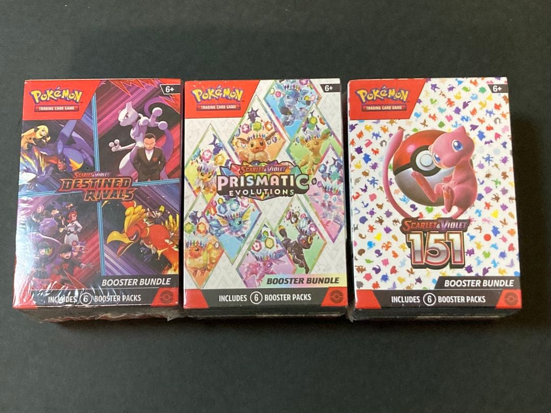 ポケモンカード　英語版　bundle box 未開封　シュリンク付き　3セット