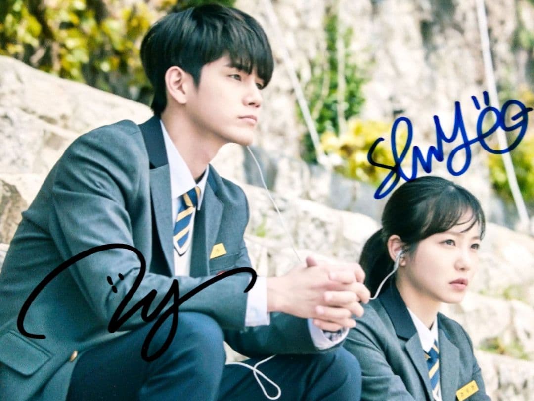 セール中…オン・ソンウ　シン・イェウン直筆サイン入り超大型写真…場合の数‥