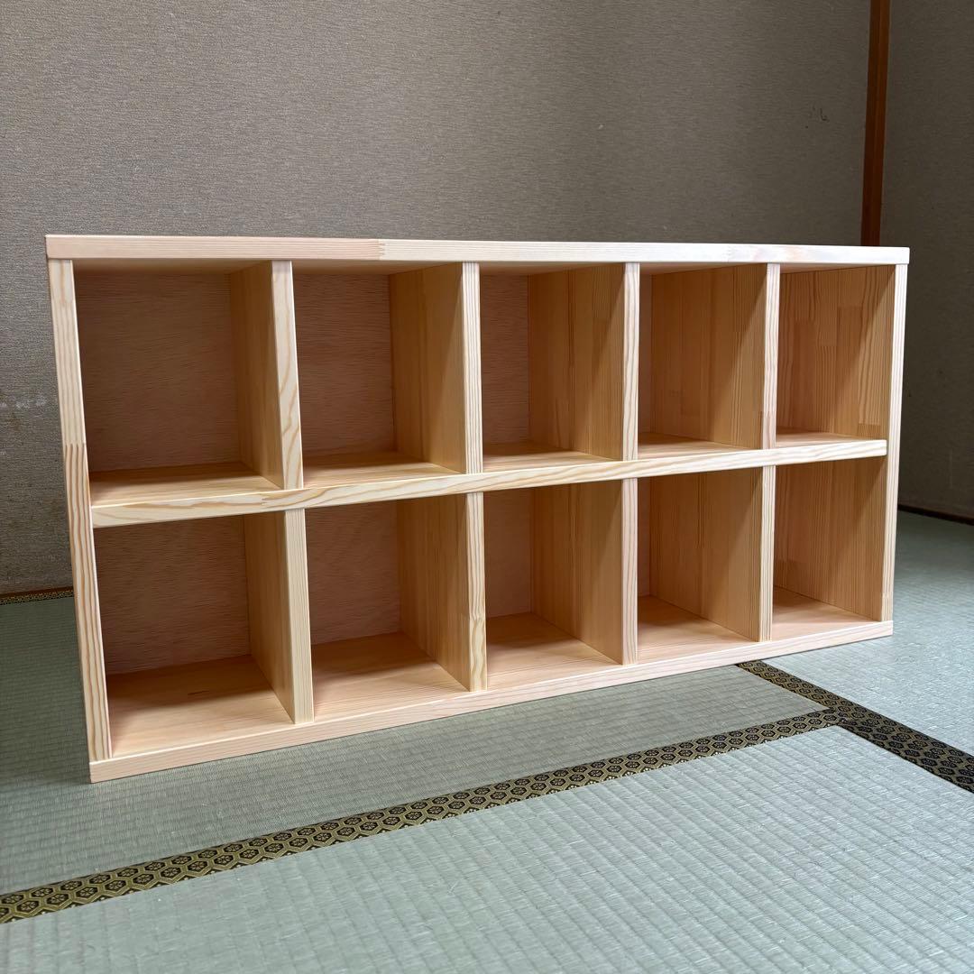 ハンドメイド　格子　棚　小物入れ　オーダー受け付けます。