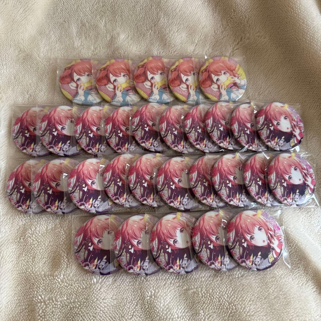 花里みのり グリッター缶バッジまとめ売り