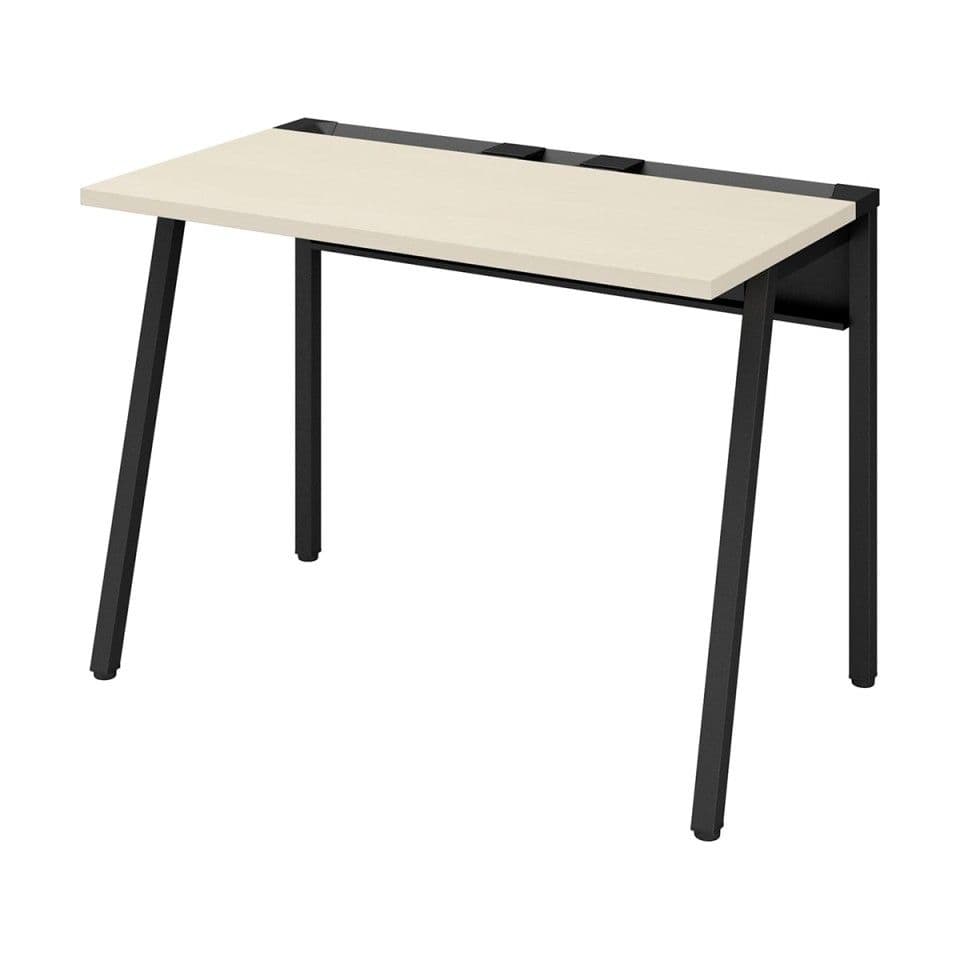 コクヨ LEAN デスク W1000×D700 天板ナチュラル 本体ブラック