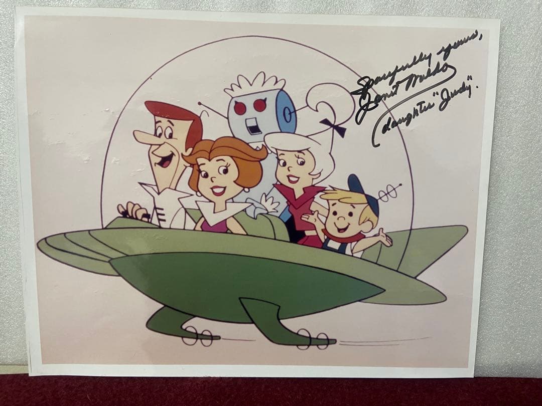 宇宙　海賊　ジェットソン サイン入り写真　Janet Waldo jetsons
