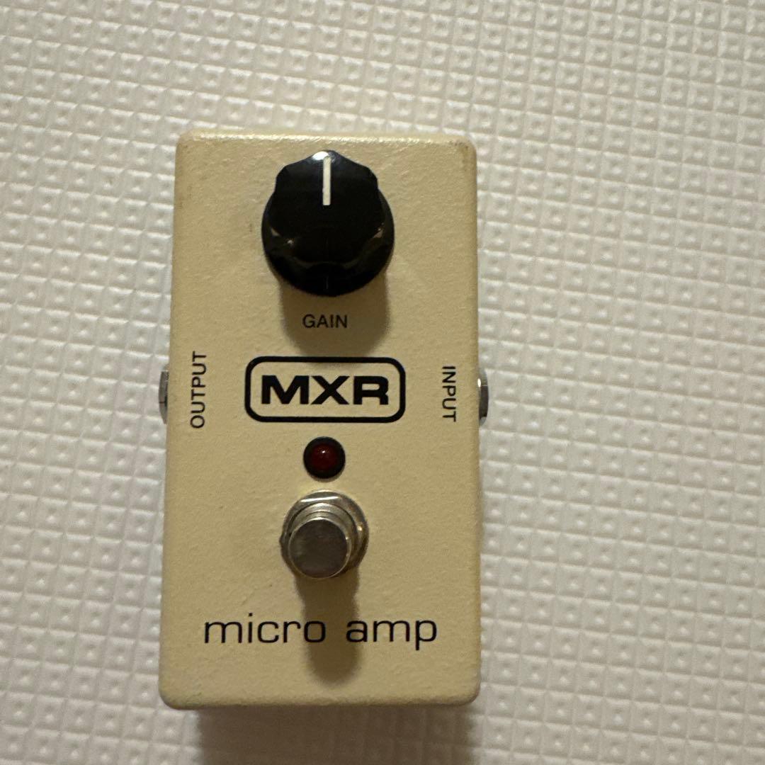 MXR micro amp ギターエフェクター
