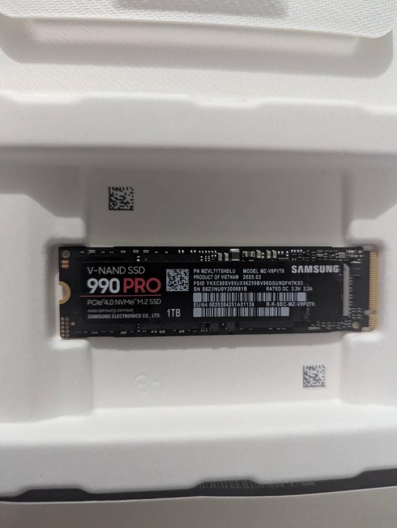 a*a様 Samsung 990 PRO 1TB M.2 NVMe SSD