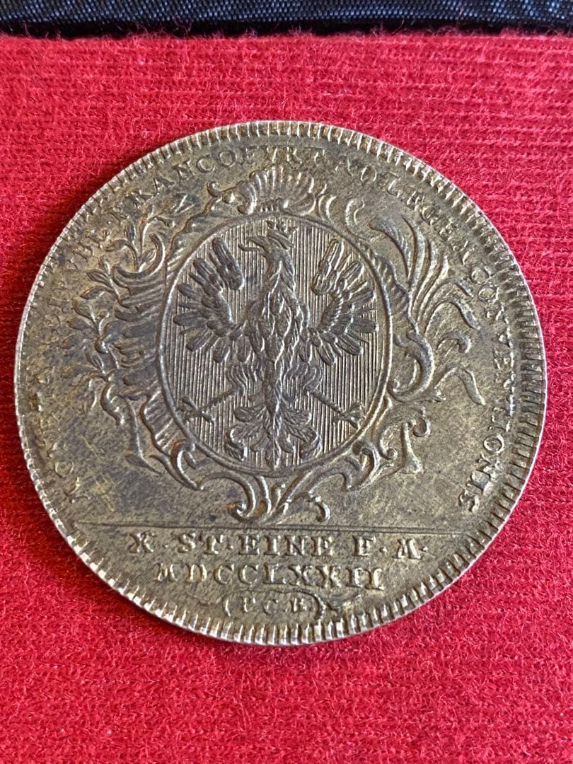 1822年　ドイツ　フランクフルト　ターラー銀貨