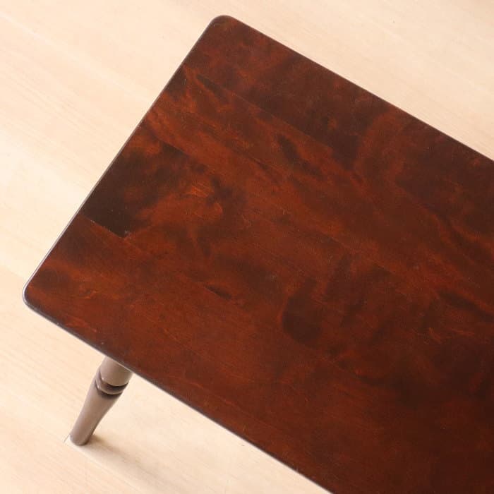 アンティーク 北海道民芸家具 サイドテーブル 机 木製 樺材