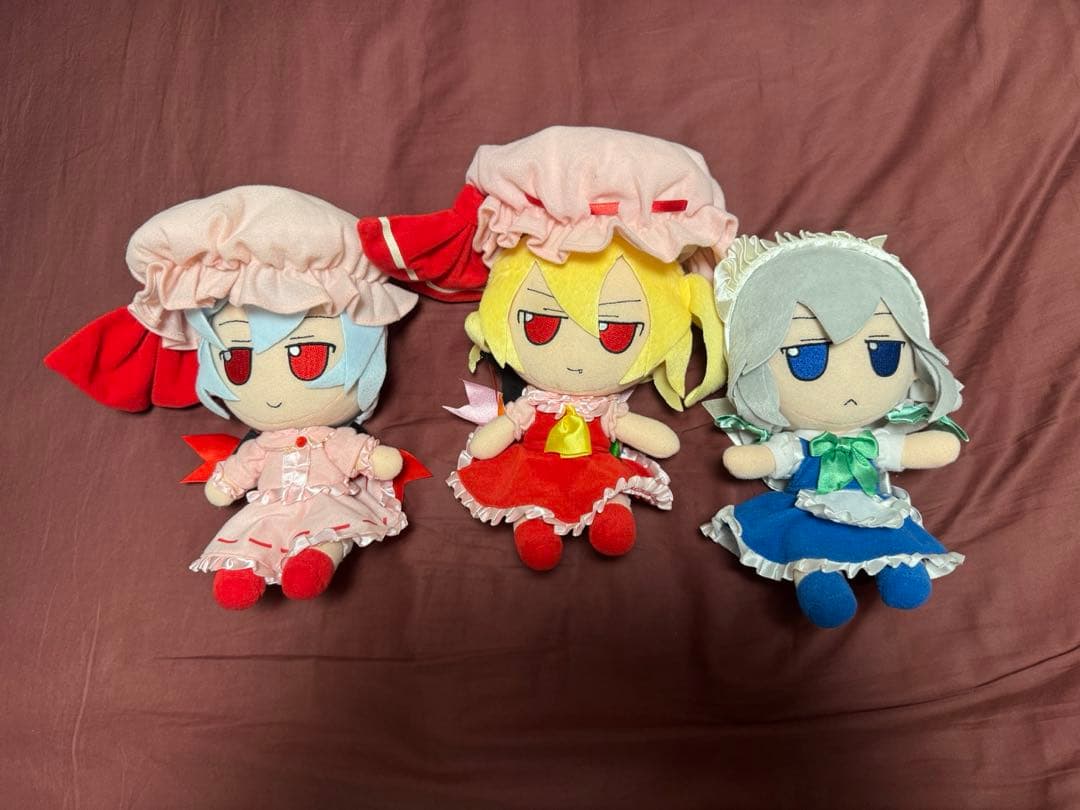 東方Project ぬいぐるみ 3体セット レミリア、フラン、咲夜