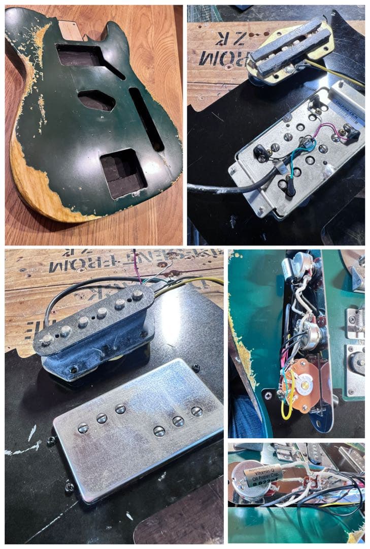 ハードレリックテレキャスター//ワイドレンジPU×オイルコンデンサー