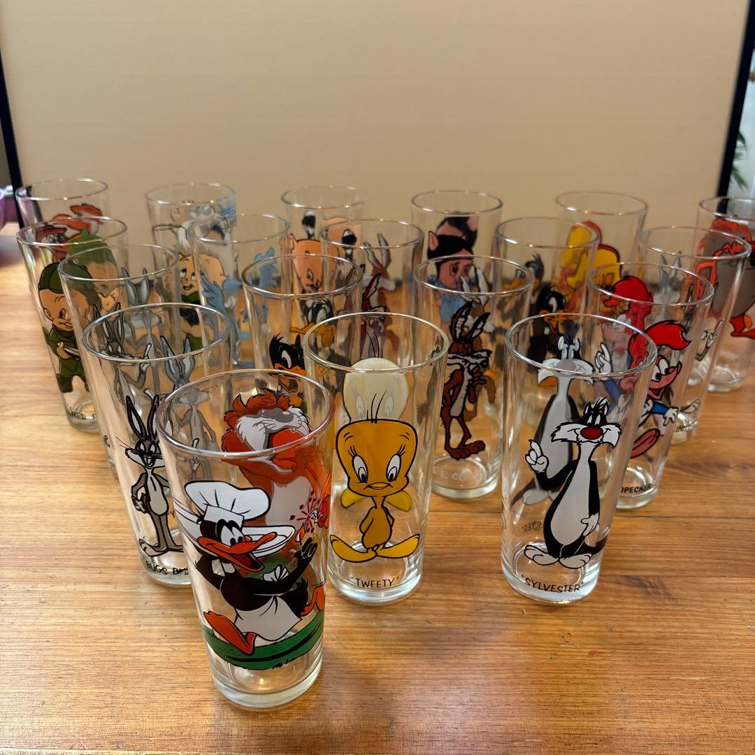ルーニー・テューンズ PEPSI グラスセット 16個