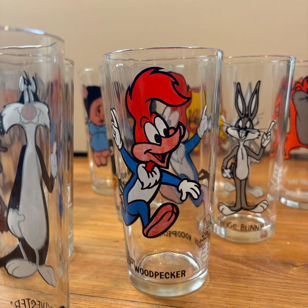ルーニー・テューンズ PEPSI グラスセット 16個