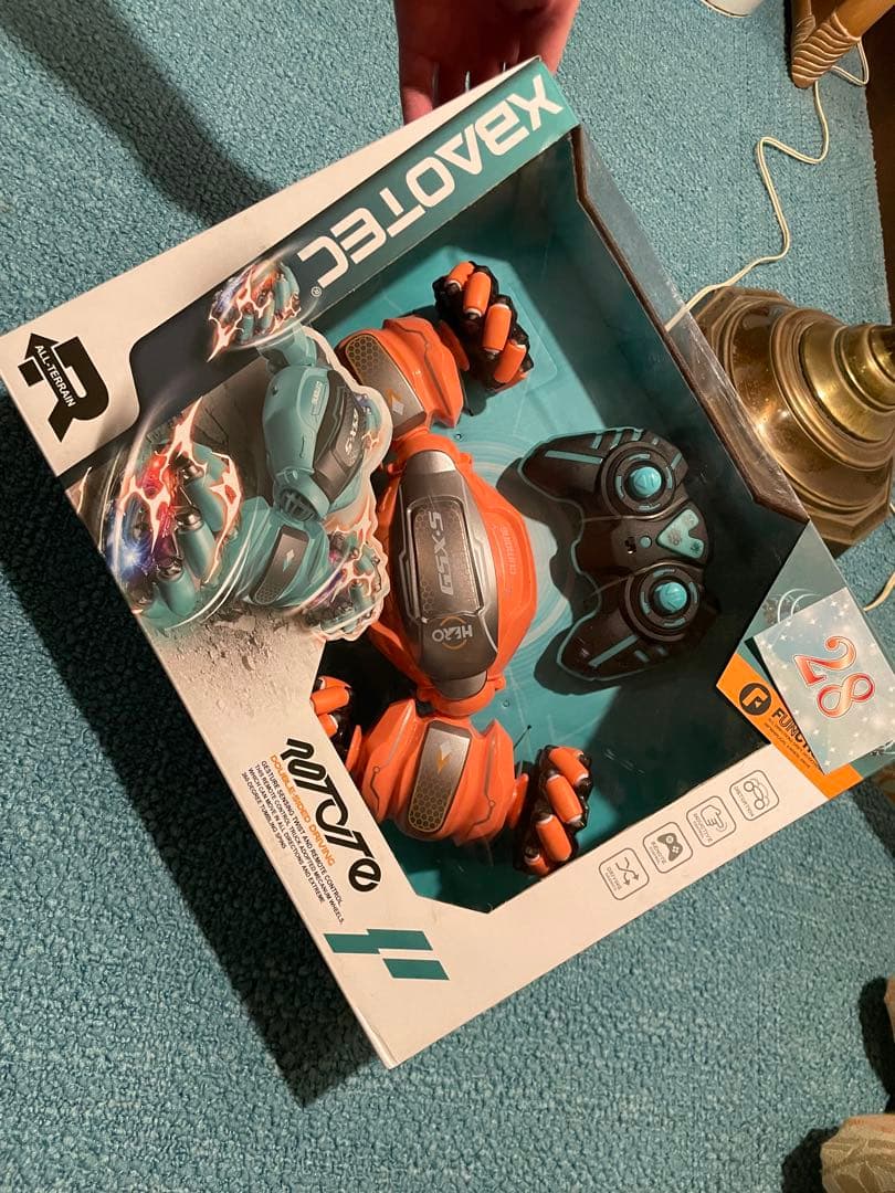 XBAOTEC スタントカー オレンジと青　IMPACT ROTATING