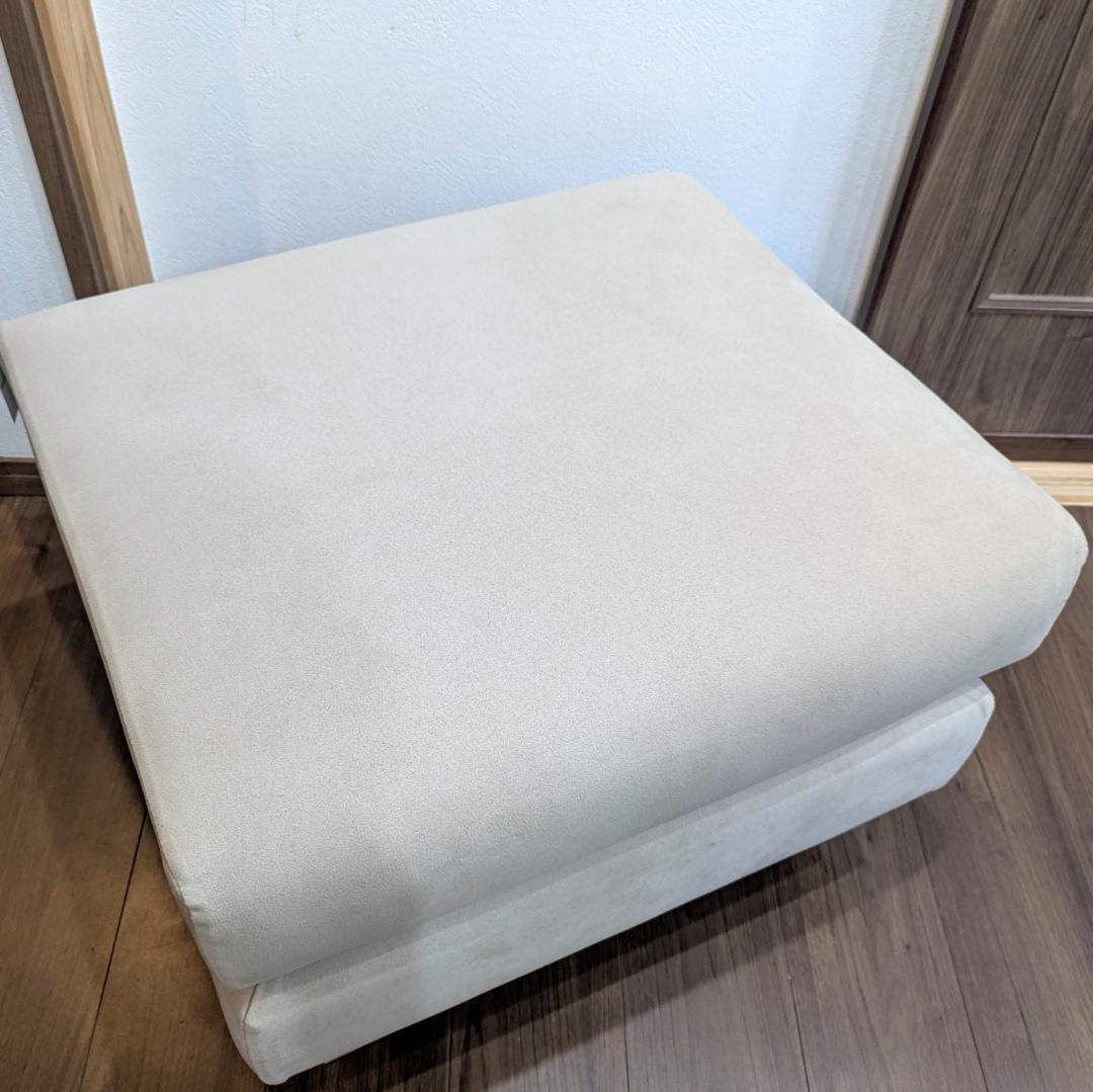 【美品】NOYES ノイエス　ベージュ ソファ オットマン