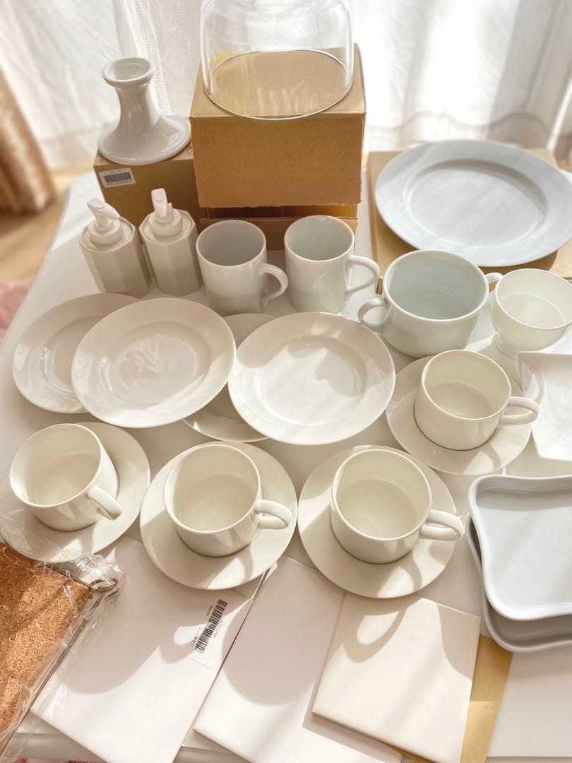 ポーセラーツ　白磁　まとめ売り　P