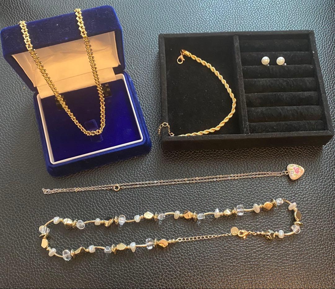 ひ*ろ様 遺品整理ゴールドネックレスまとめ売り