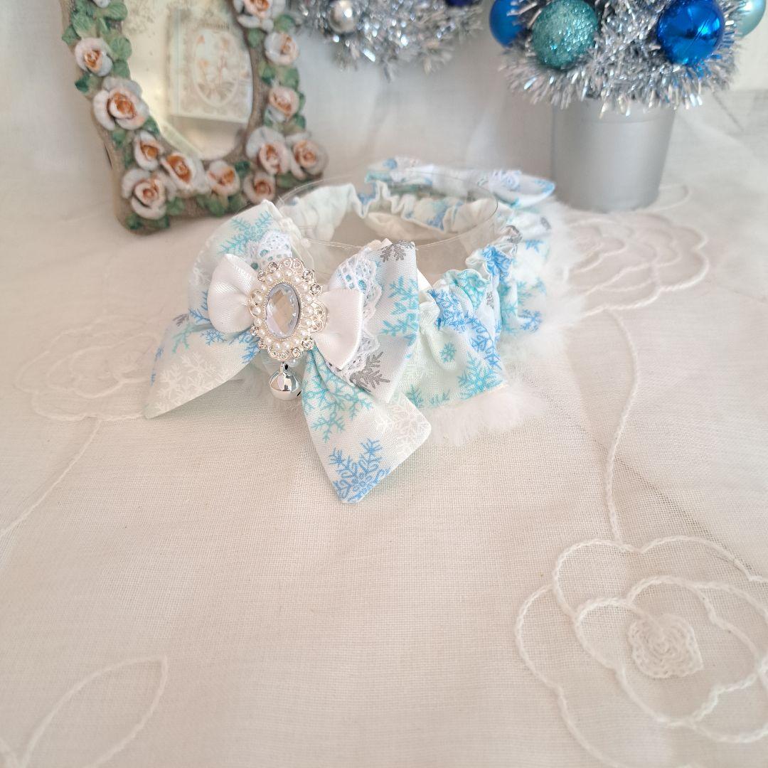 短毛シュシュ、スノーフレーク(ホワイト)わんちゃん猫ちゃん用