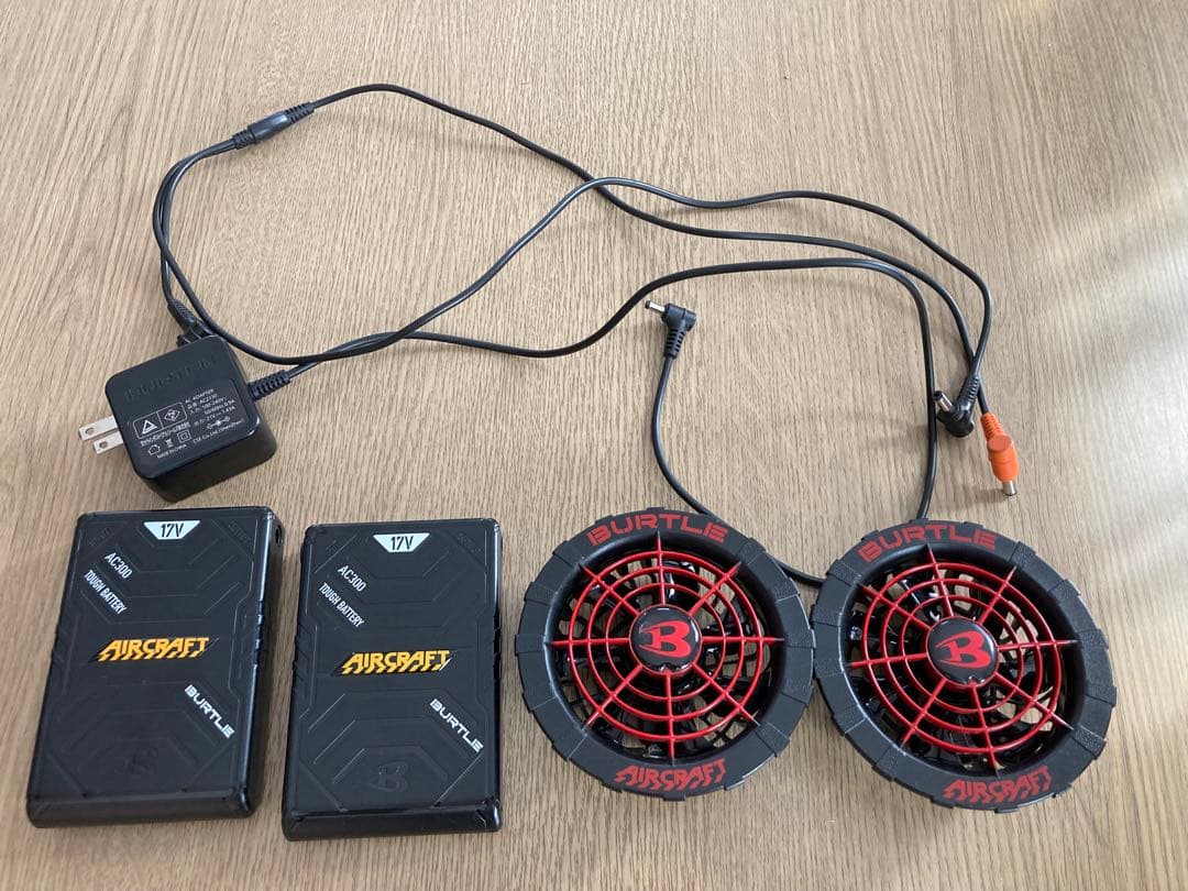 BURTLE 空調ファン、バッテリーセット