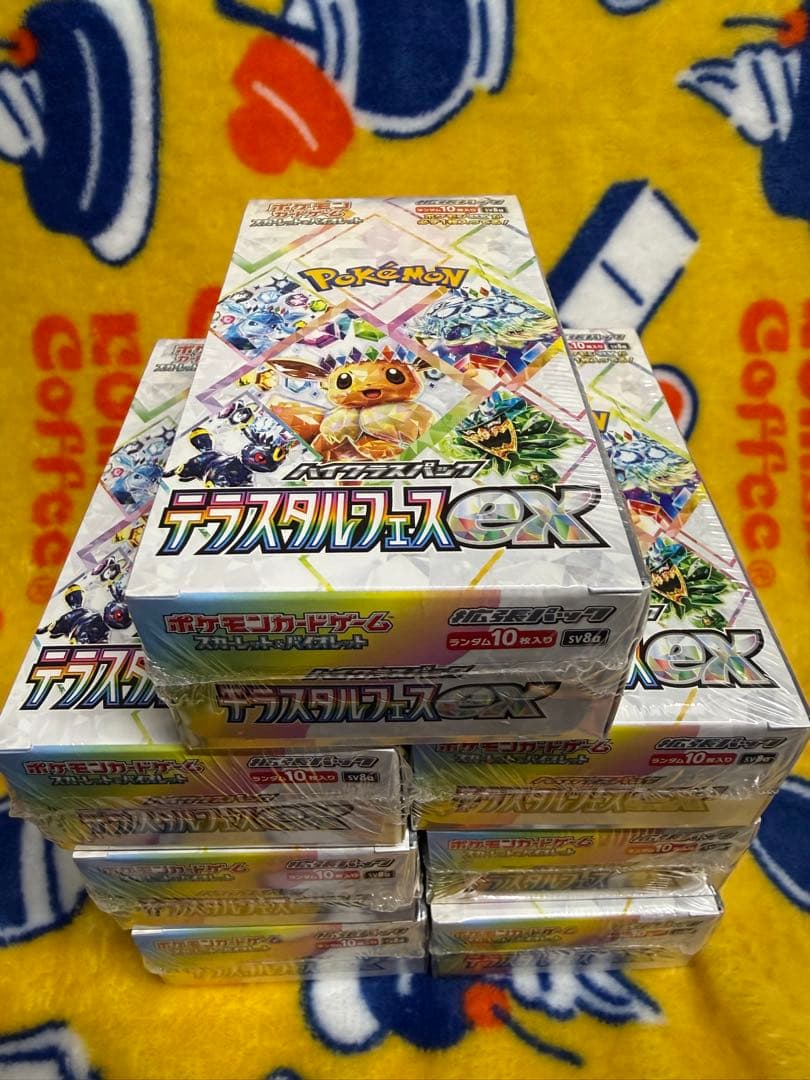 新品未開封シュリンク付き　ポケモンカード　テラスタルフェスex 7BOX