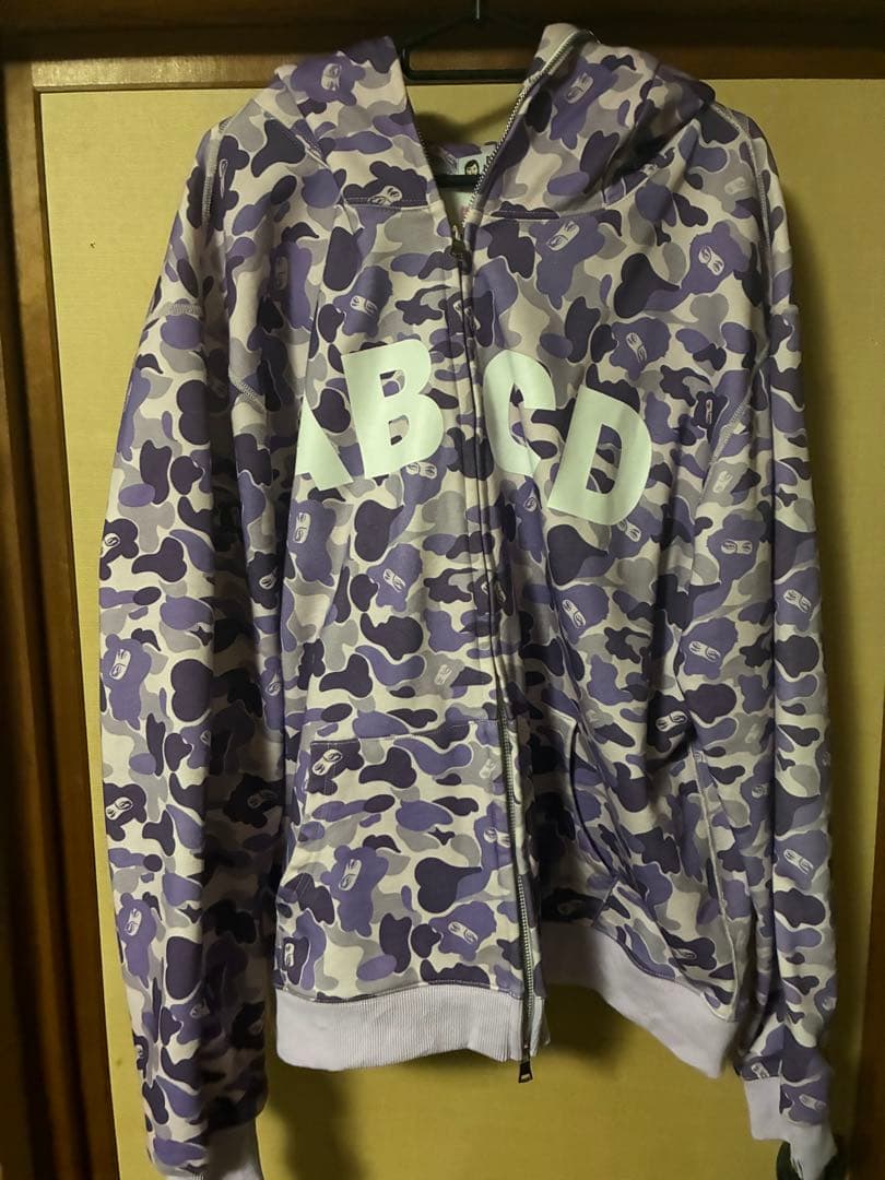 jose wong ジョセウォン　ダブルジップパーカー　パープル　2X