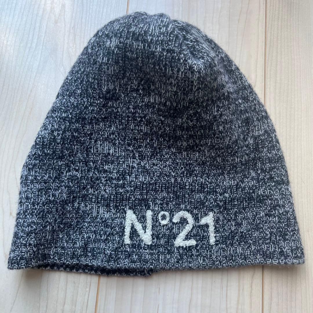 N°21 ヌメロヴェントゥーノ ロゴビーニー　ニット帽