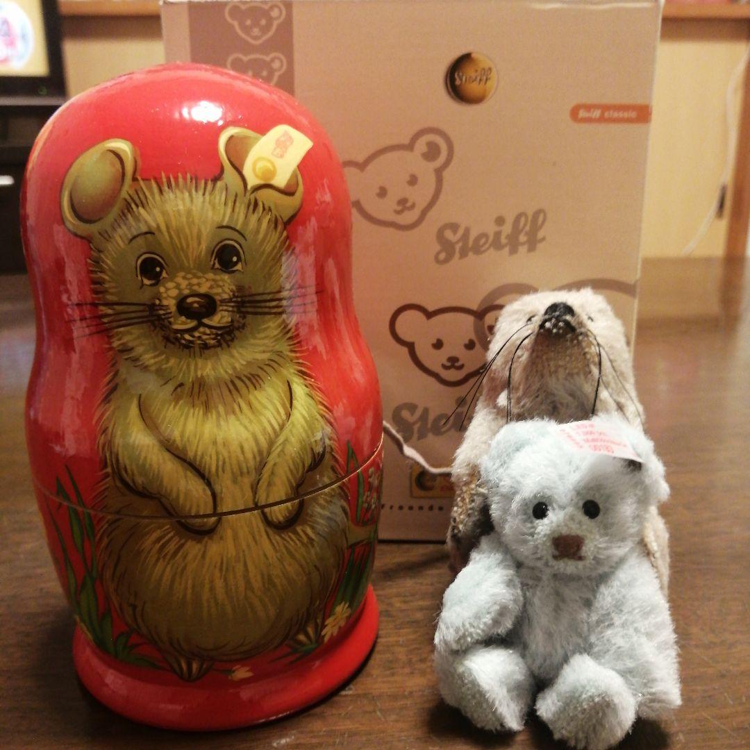 Steiff マトリョーシカ マウスとクマ 08