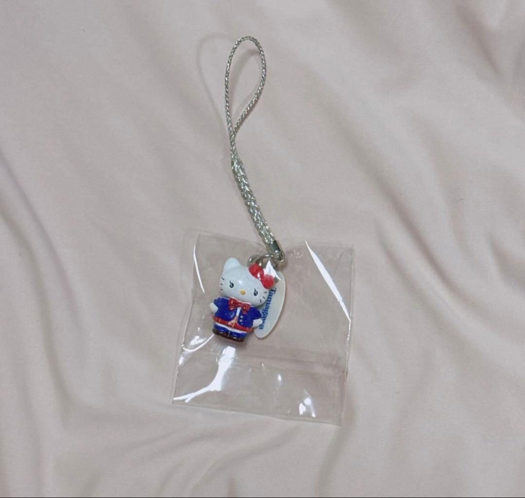 サンリオ ハローキティ　ご当地キティ　玉川学院　高校制服　 ストラップ 根付け