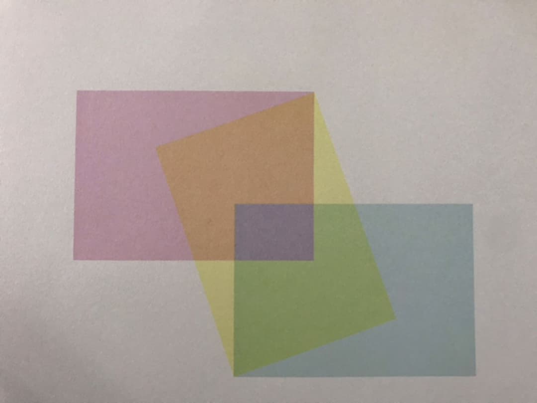 ★F39★堀内正和 「三つの短形」シルクスクリーン　限定品　直筆サイン有り