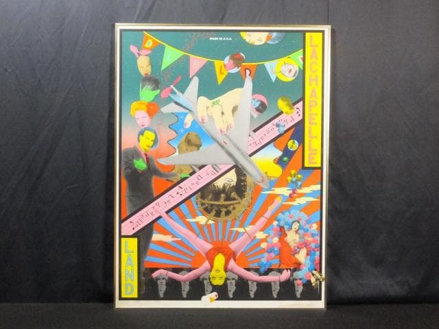 横尾忠則　直筆サイン『La ChapelleLand』シルクスクリーン1010H