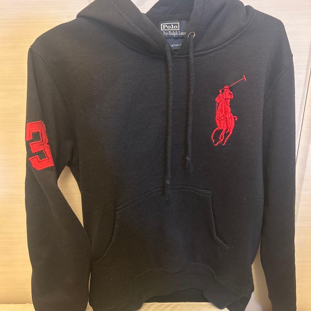 Polo by Ralph Lauren 黒 パーカー Sサイズ