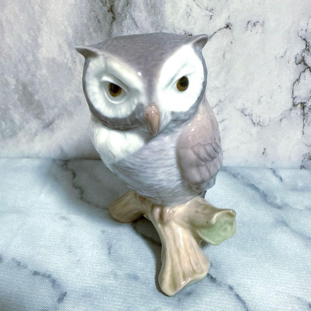 リヤドロ　LLADRO 幸運のフクロウ　陶器　置物