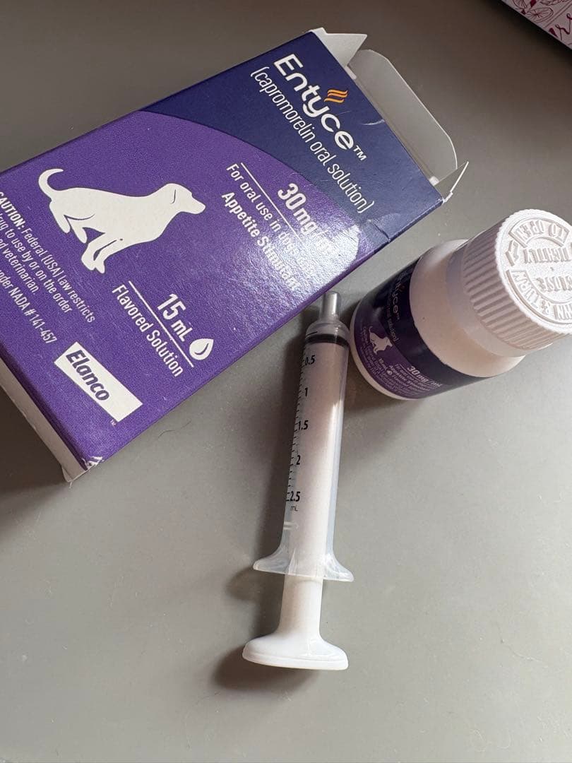 エンタイス　Entyce capromorelin 15mL 食欲刺激剤