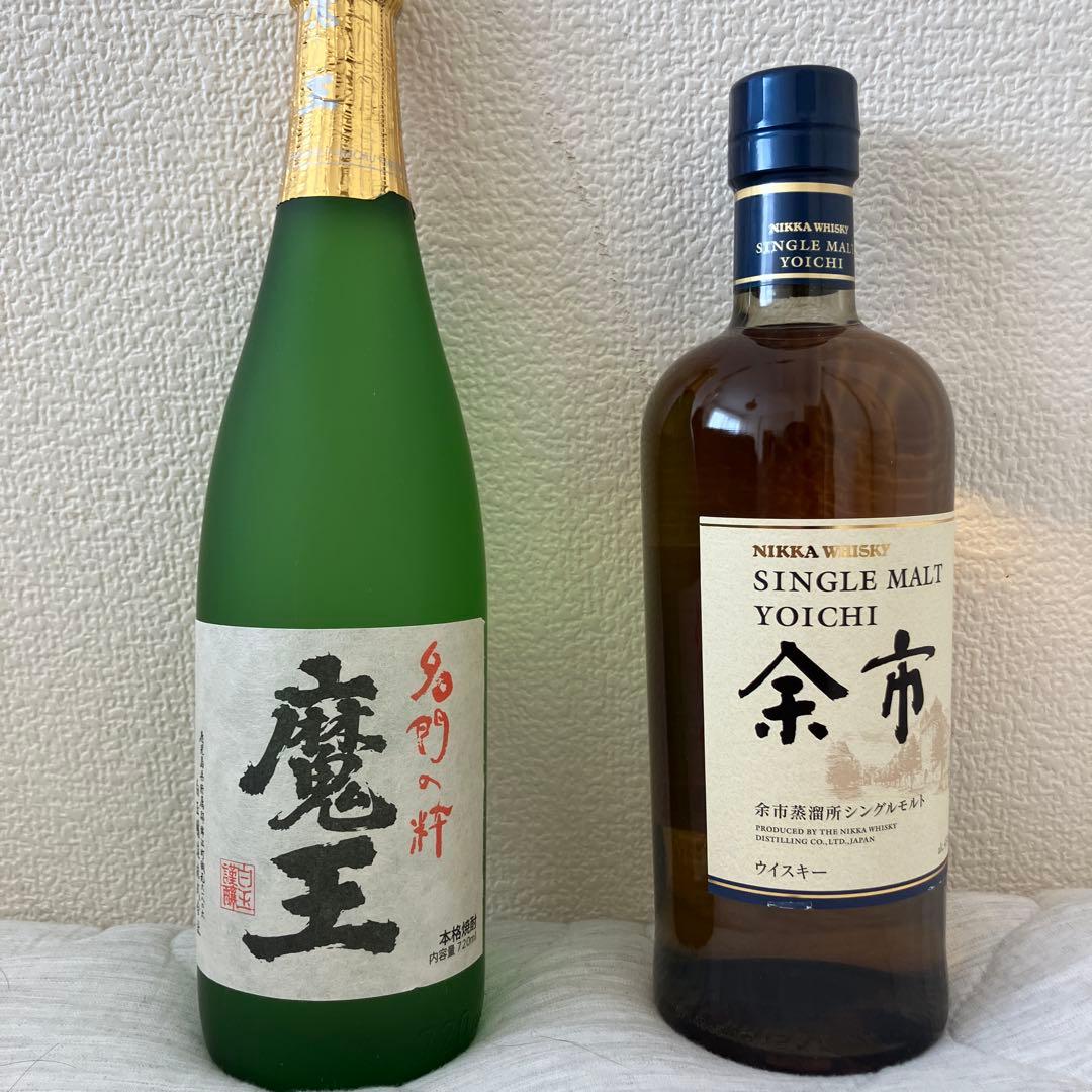 魔王と余市のウイスキーセット