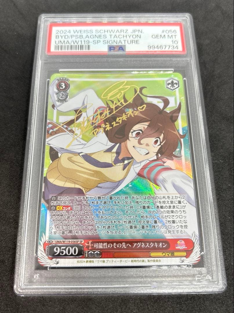 【 psa10】可能性のその先へアグネスタキオン　sp サイン