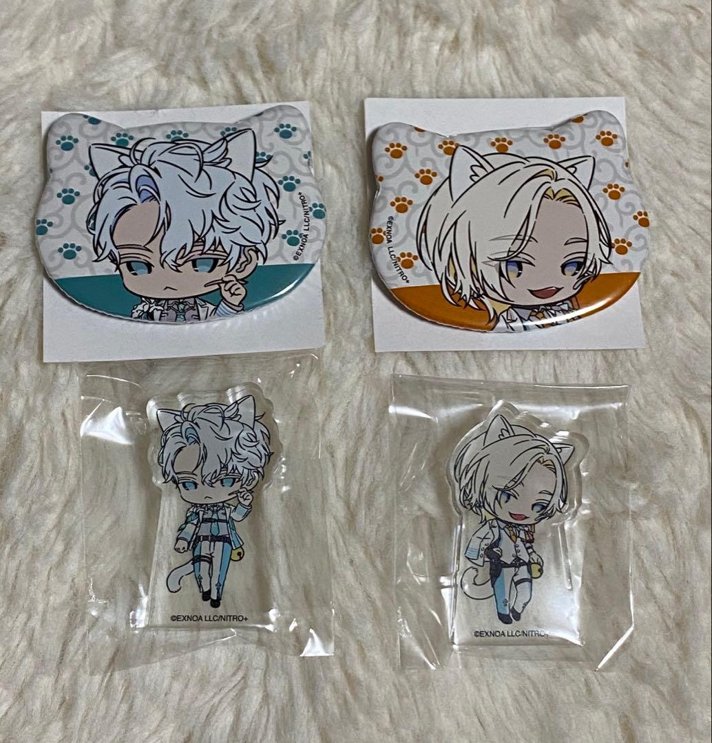 刀猫男士　 缶バッジコレクション アクリルブロック 雲生 雲次