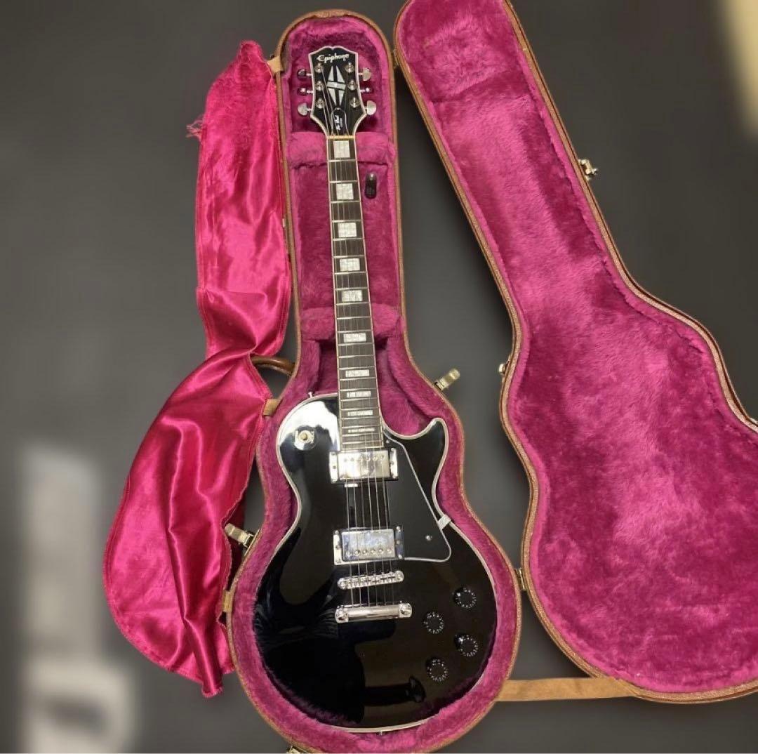 最終価格‼️Epiphone ブラック エレキギター ブックヘッド