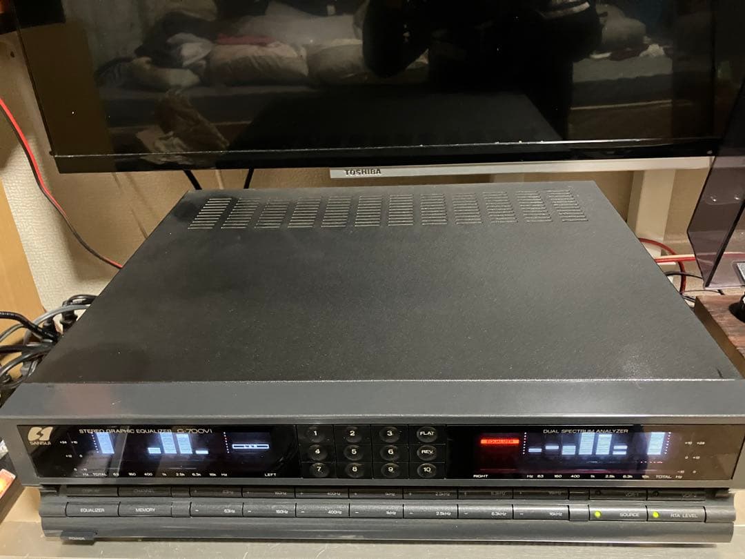 【美品・動作品】SANSUI G-700V1 デュアルスペクトラムアナライザー