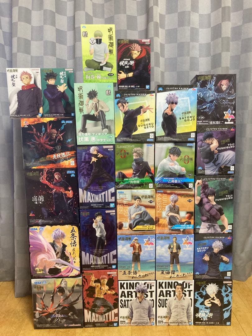 呪術廻戦 プライズフィギュア まとめ売り 五条悟 夏油傑 虎杖悠仁 乙骨憂太